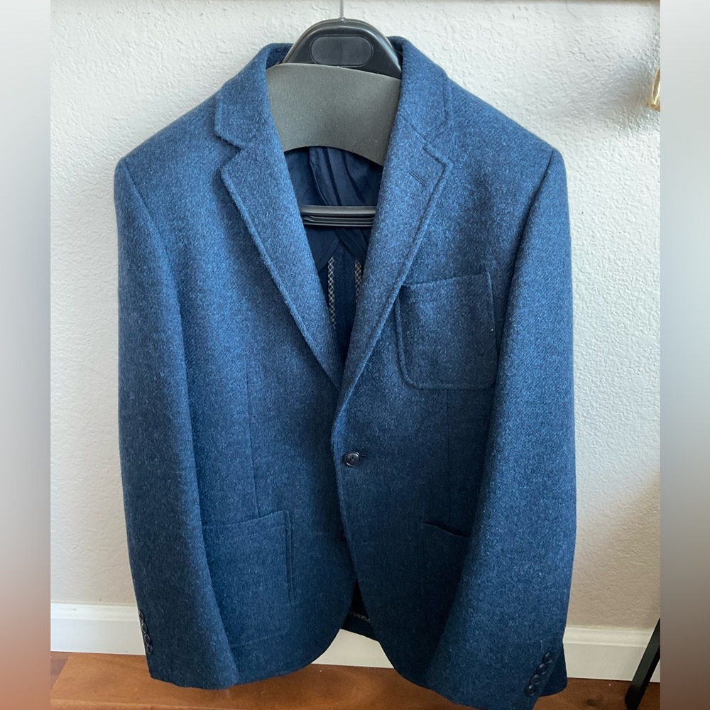 Bonobos Blue Tweed Sportcoat 38R